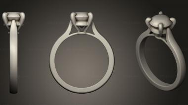 Jewelry rings Engagement ring 3d model